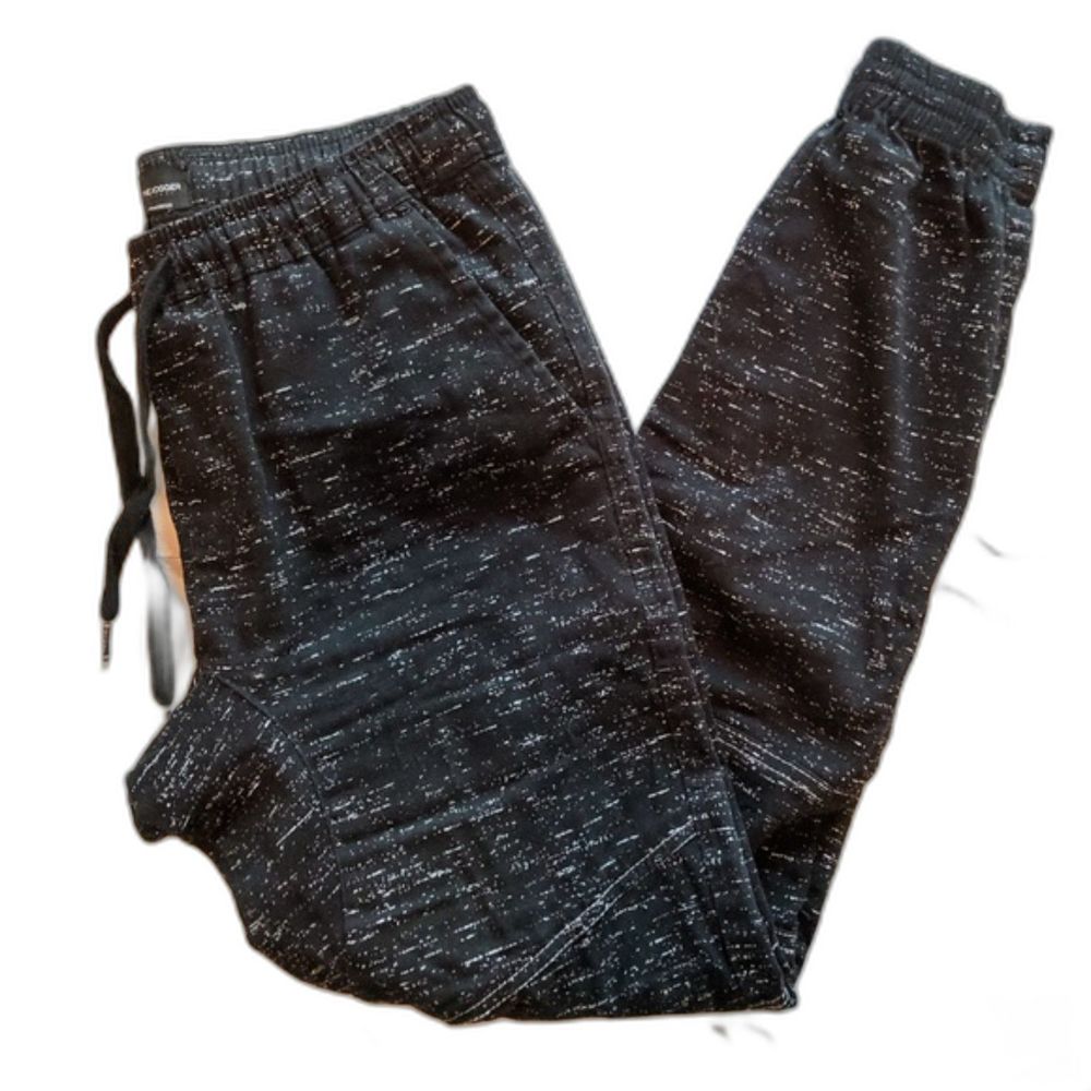 Brooklyn Cloth Men's Twill Heather Black Jogger Pants Soft Stretch Trousers M
